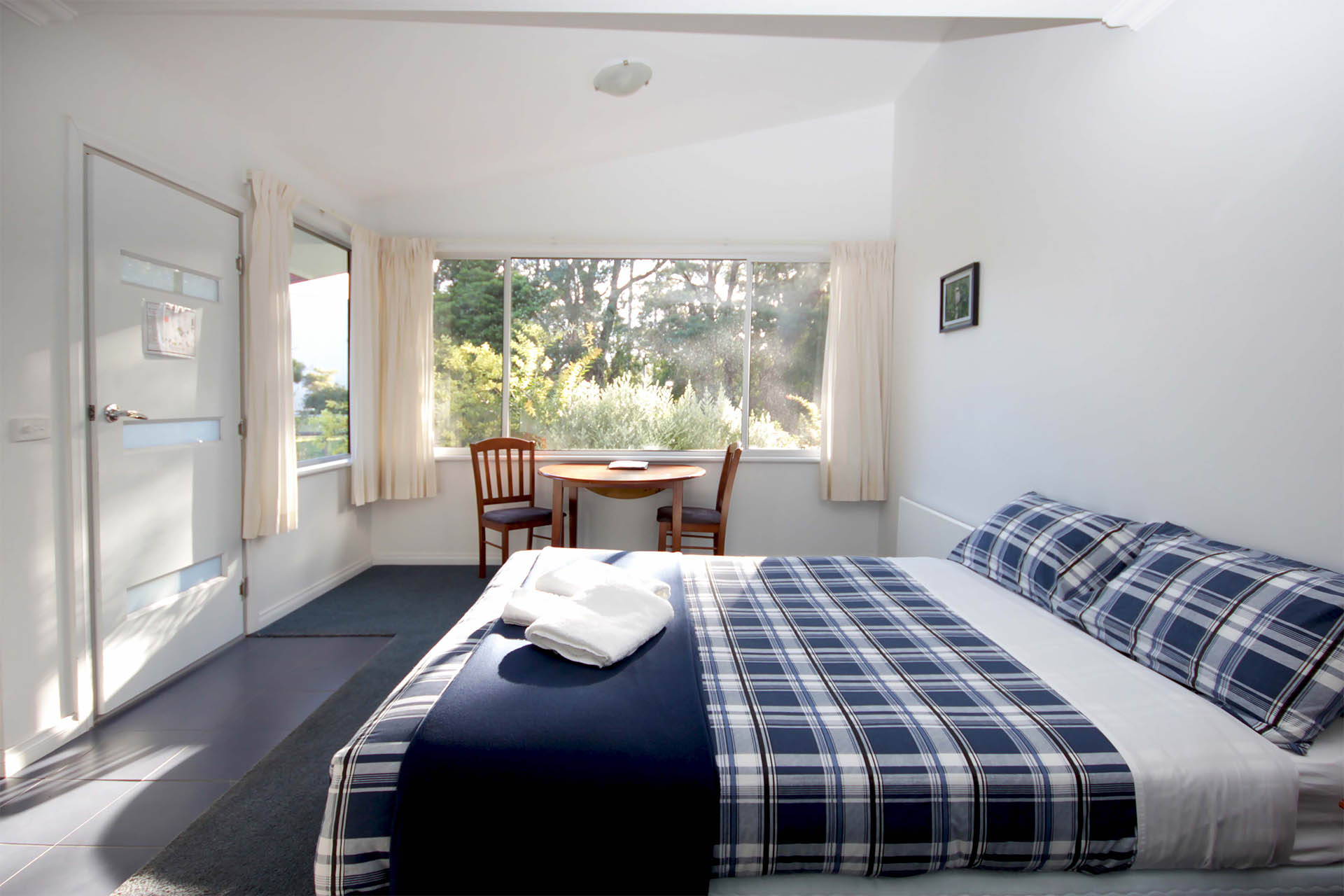 An image of the accommodation units at The Abbey, Raymond Island Australia